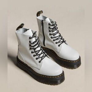 White Platform Dr. Martens